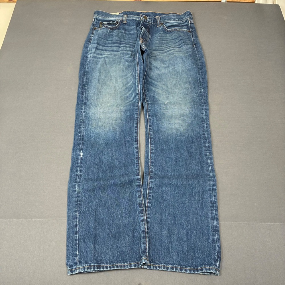 Y2K Abercrombie & Fitch 'The A&F Boot' Bootcut Faded Jeans Men's Size 32x31